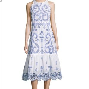 ✨TORY BURCH Embroidered Mariana Dress